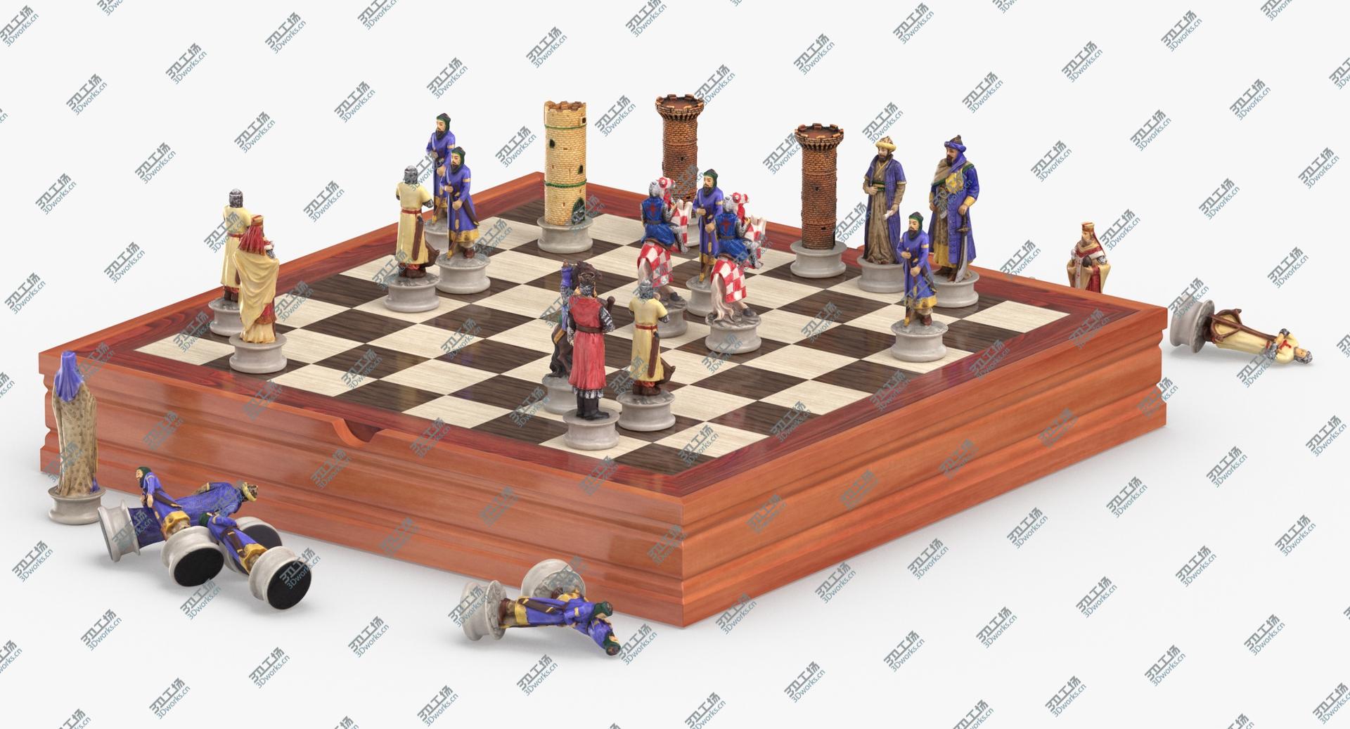 images/goods_img/202104091/Chess Board Set 01 Pose 09 3D/4.jpg